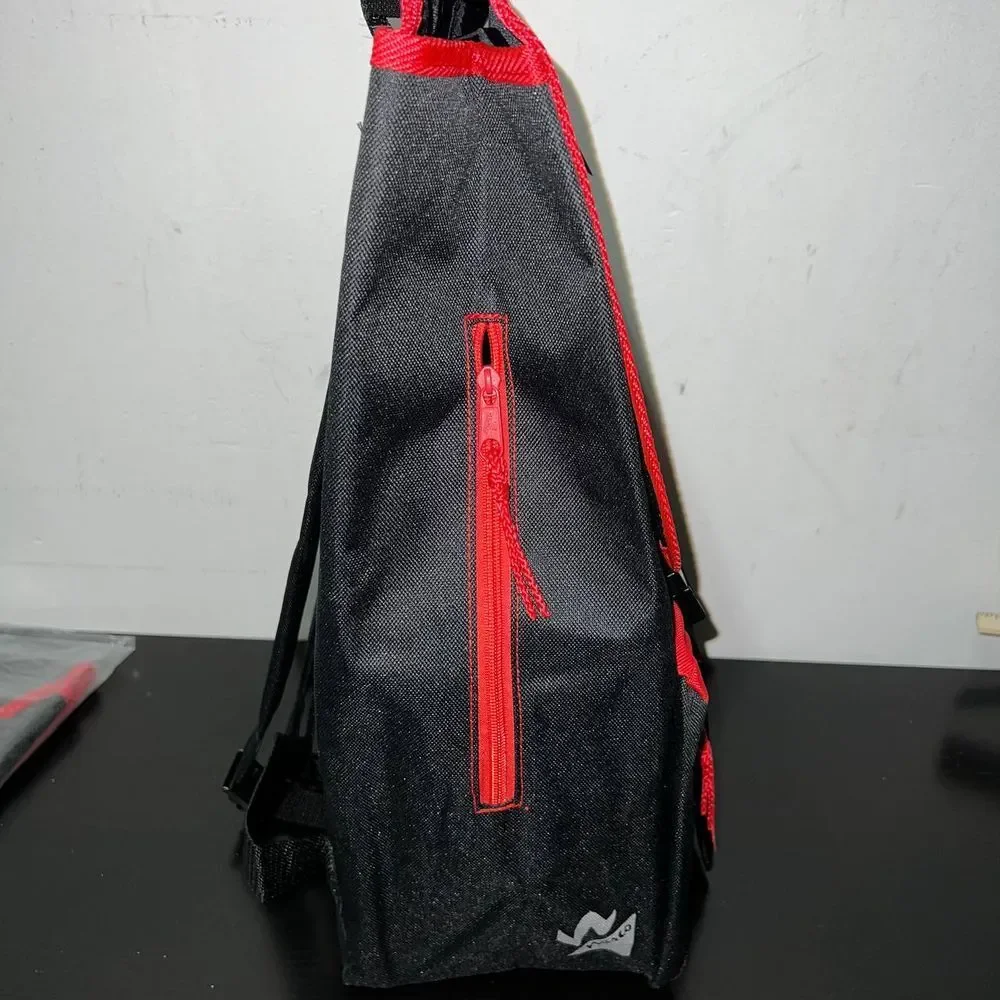 Vintage Chicago Bulls Retreat Backpack Bag Red NBA Nasco‎ Little America